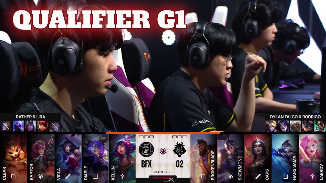 BFX vs G2 - Game 1 | Day 5 First Stand 2026 | G2 Esports vs BNK FEARX G1 full game