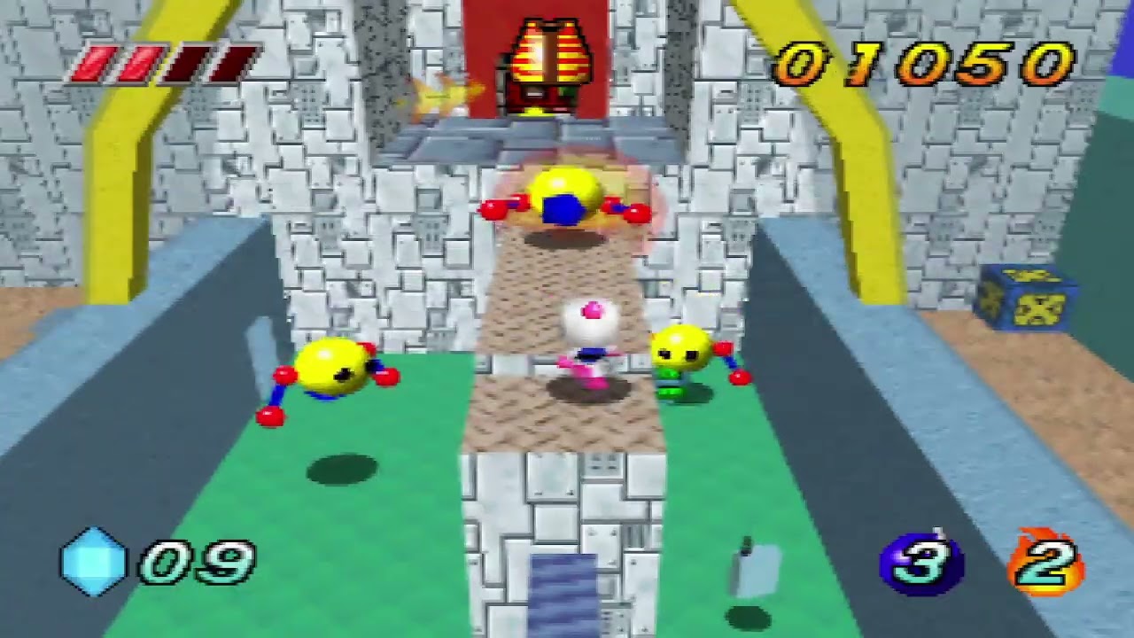 Bomberman Hero - Hyper Room (Level Walkthrough & Perfect Score)