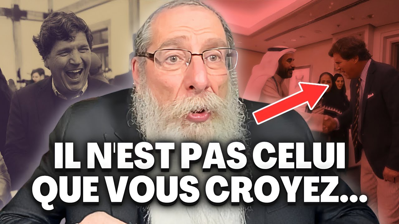 Rabbin démasque les mensonges anti-Israël de Tucker Carlson et révèle à qui il est vraiment fidèle…