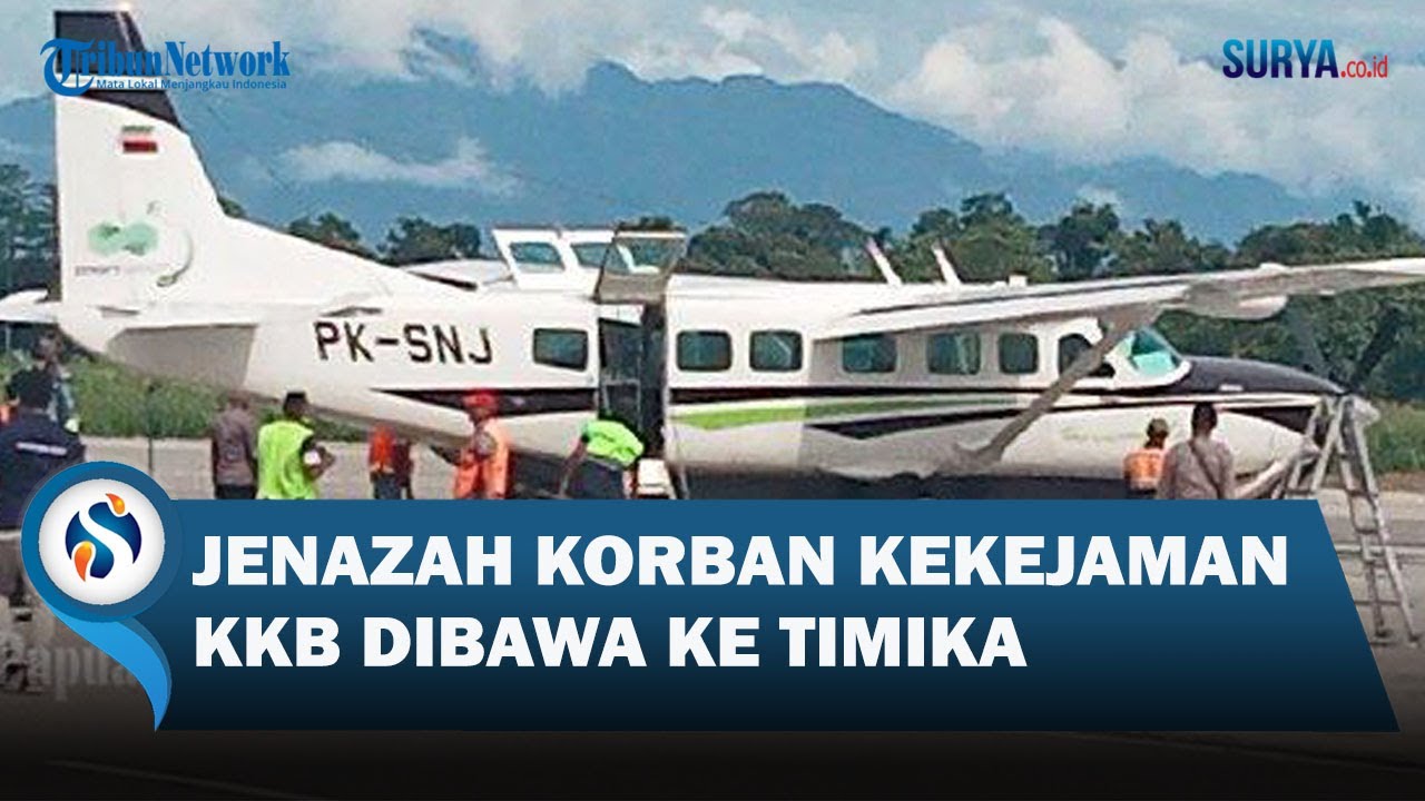 Jenazah Korban Kekejaman Kelompok Kriminal Bersenjata  Di Papua Diterbangkan Menuju Kampung Halaman