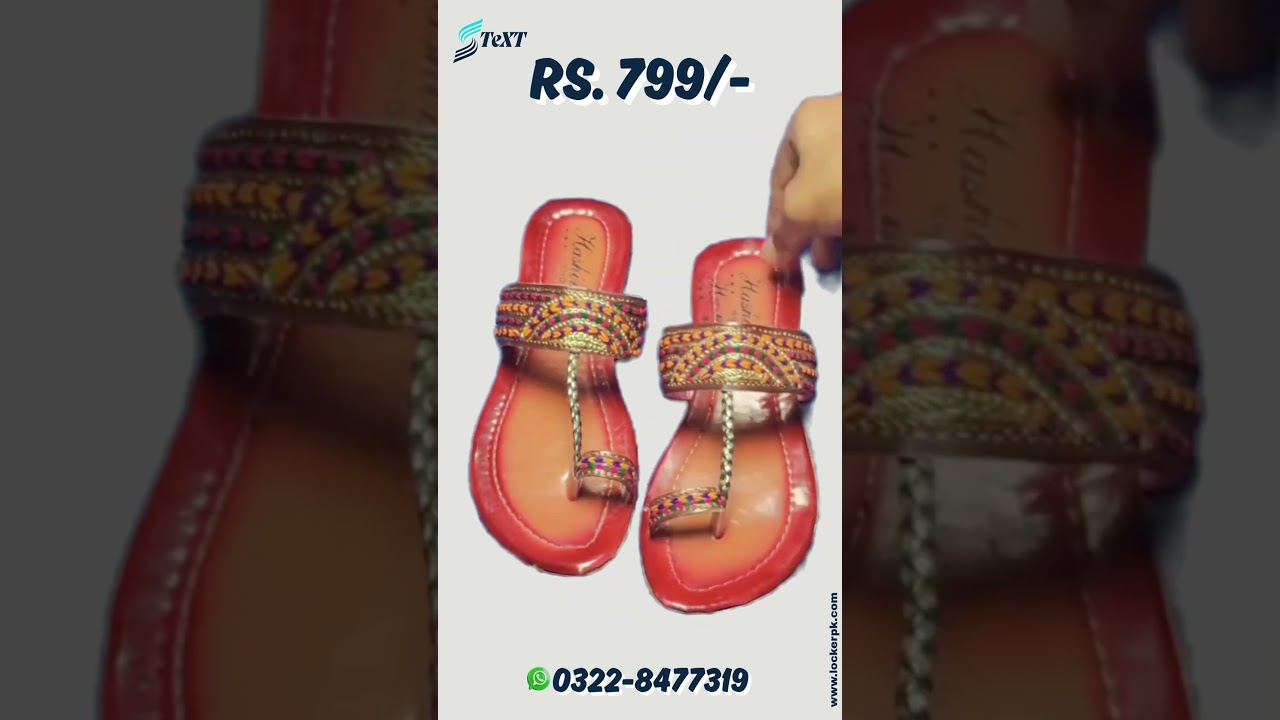 Stylish Khussa Slippers for Girls 💖 | Handmade Kohlapuri Chappal | Fancy Footwear Unboxing & Review