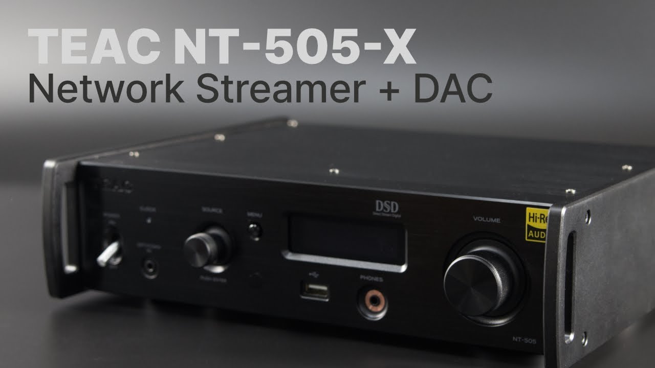 TEAC NT-505-X DAC+스트리머 (CG-10m과 함께)