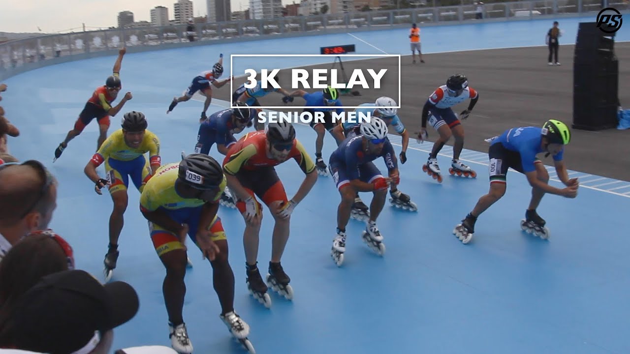 3K Relay Finals Senior Men - Powerslide @ World Roller Games 2019