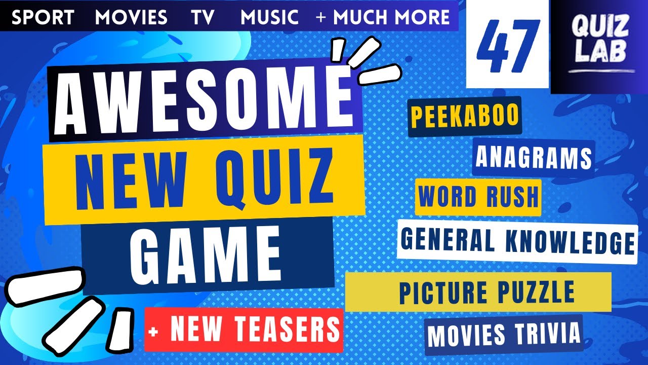 Exciting NEW Trivia Quiz Game. GREAT Family Fun. NEW GAMES.