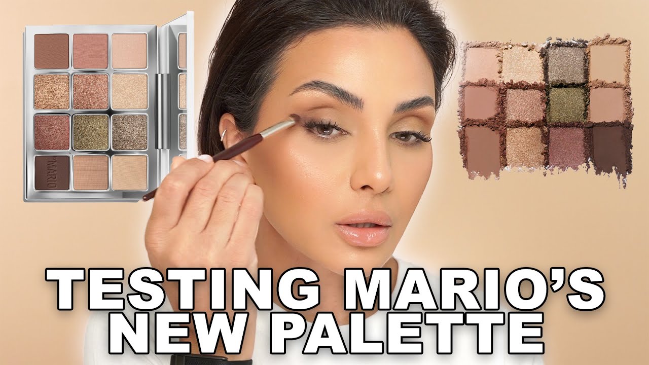 Тестируем НОВУЮ палетку макияжа Ethereal Nature от Mario — урок и обзор макияжа Smokey Eye | Нина...