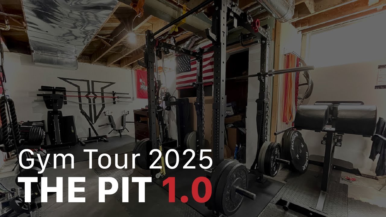 Home Gym Tour 2025 - The Pit 1.0