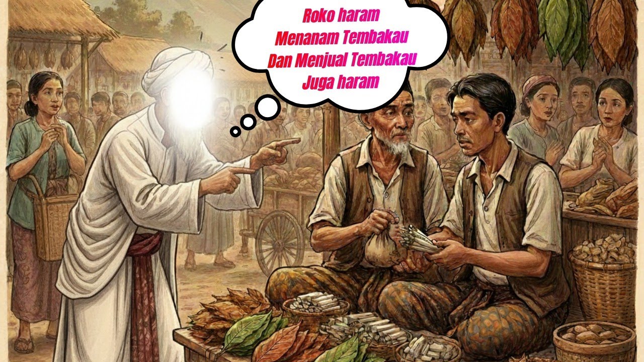 Jika Mengikuti pendapat rokok haram, Maka Menjual dan Menanam tembakau juga haram, hasilnyapun haram