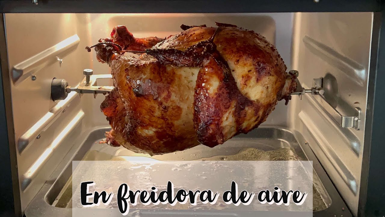 Pollo a la brasa en freidora de aire | Probando freidora de aire |