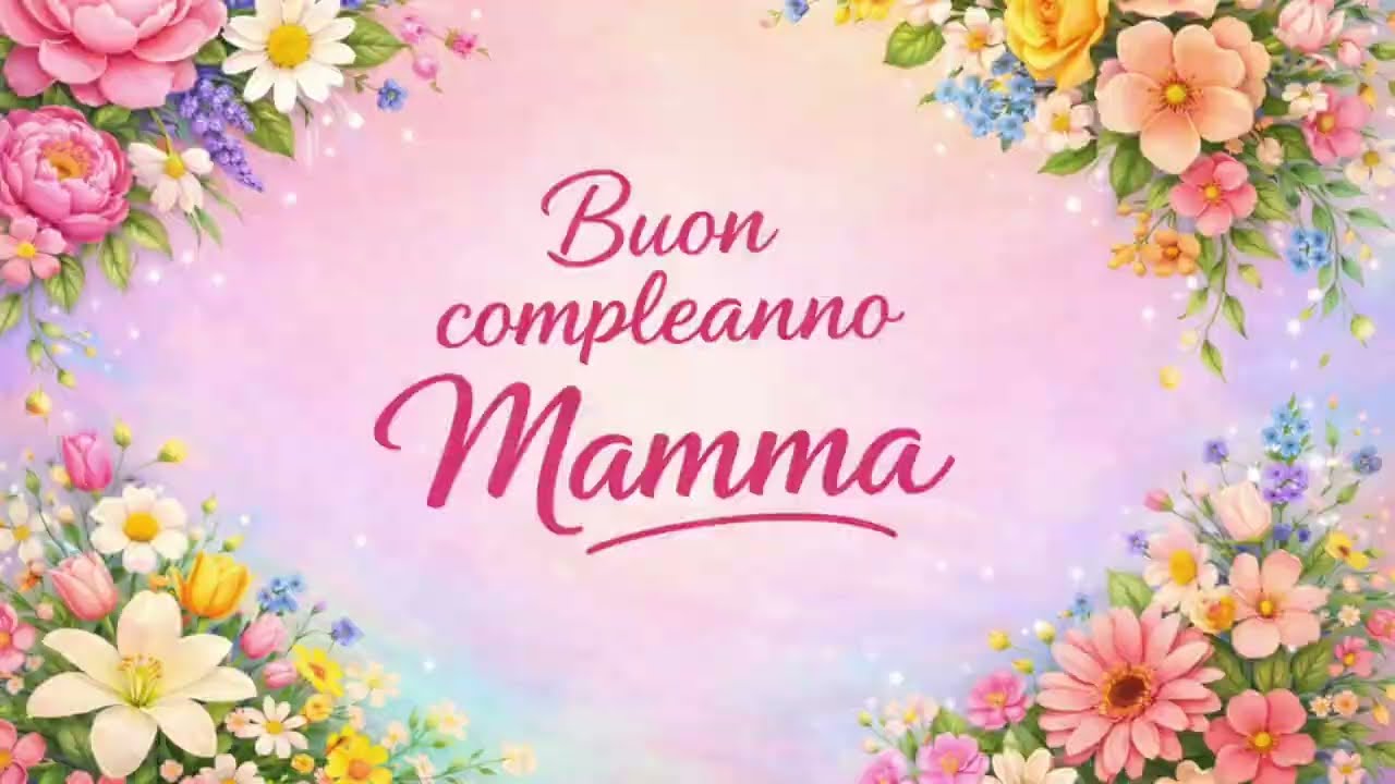 BUON COMPLEANNO MAMMA