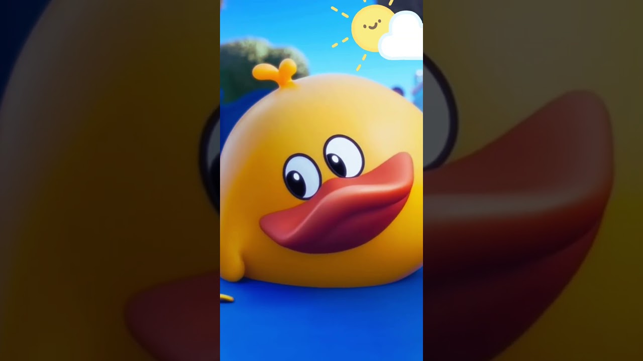 Uh-Oh! Banana Peel Fun 🦆🍌 | Cute Duck Cartoon 