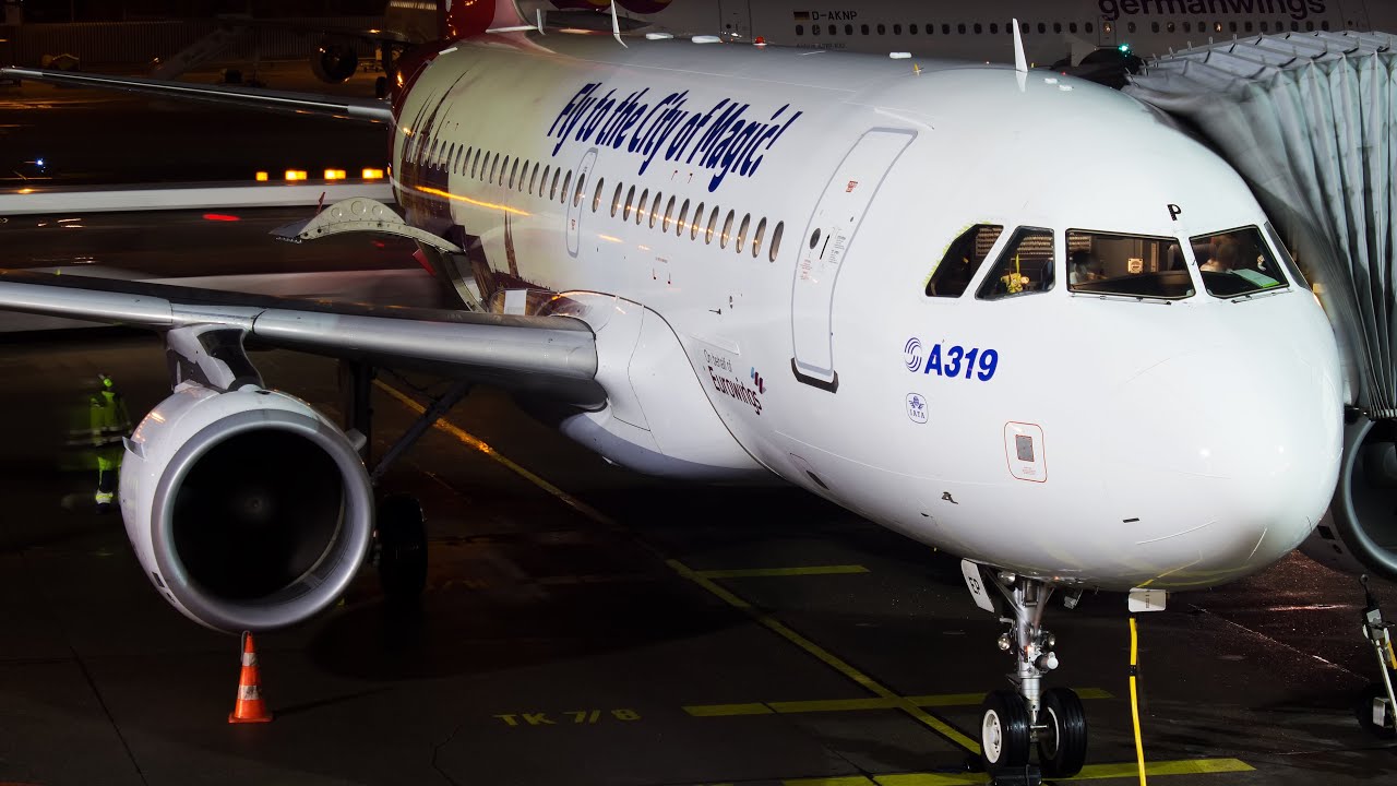 Eurowings (CSA) Airbus A319 - Berlin Tegel to Stuttgart [FULL HD]
