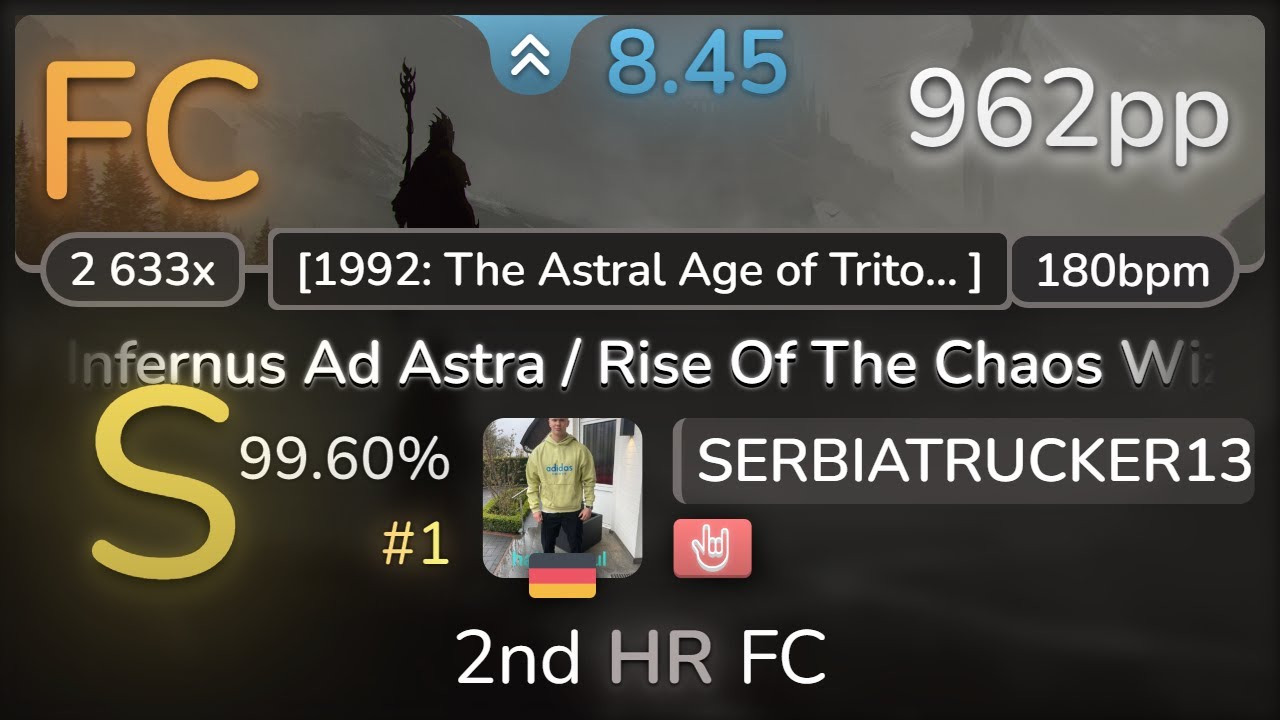 SERBIATRUCKER13 | GLORYHAMMER - Infernus Ad Astra / Rise Of The Chaos [1992]+HR 99.60% FC #1 | 962pp