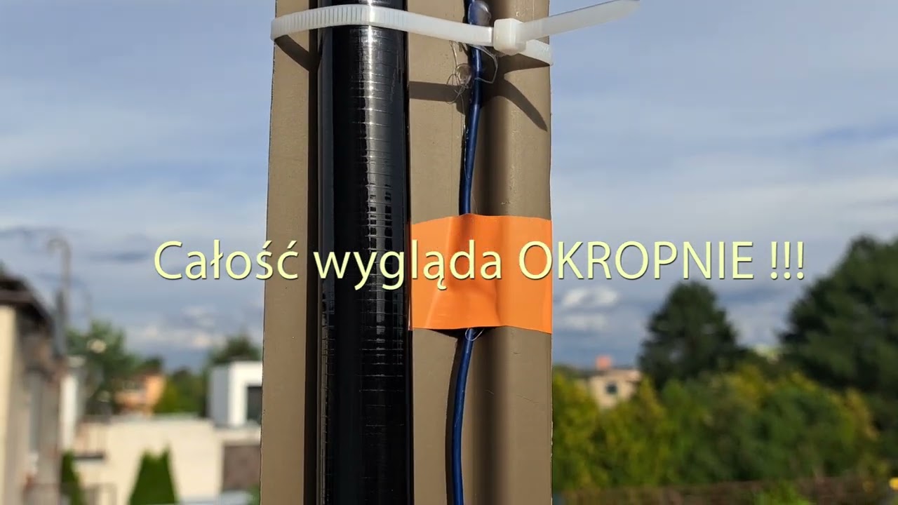 Antena na pasmo 2 m i 70 cm zrobiona z odpad&oacute;w