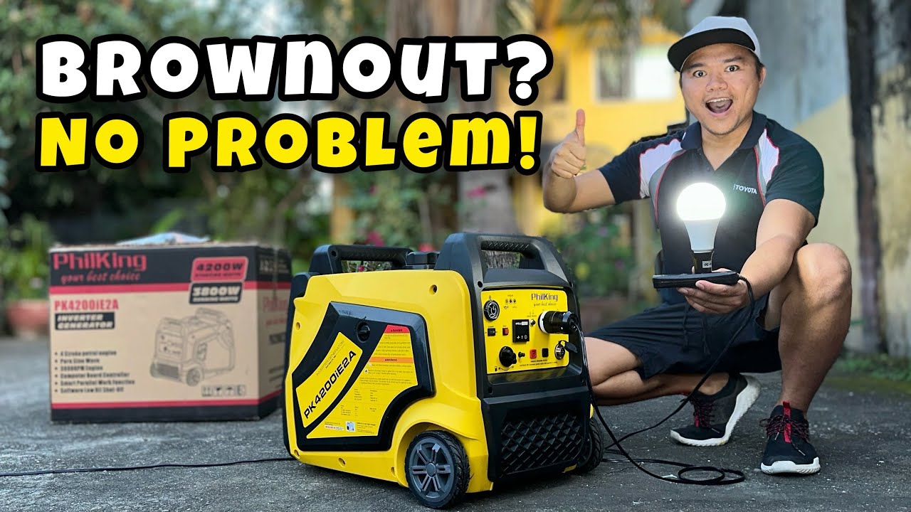 Dapat Meron ka Nito, kung laging Brownout sa lugar mo! Silent Inverter Generator