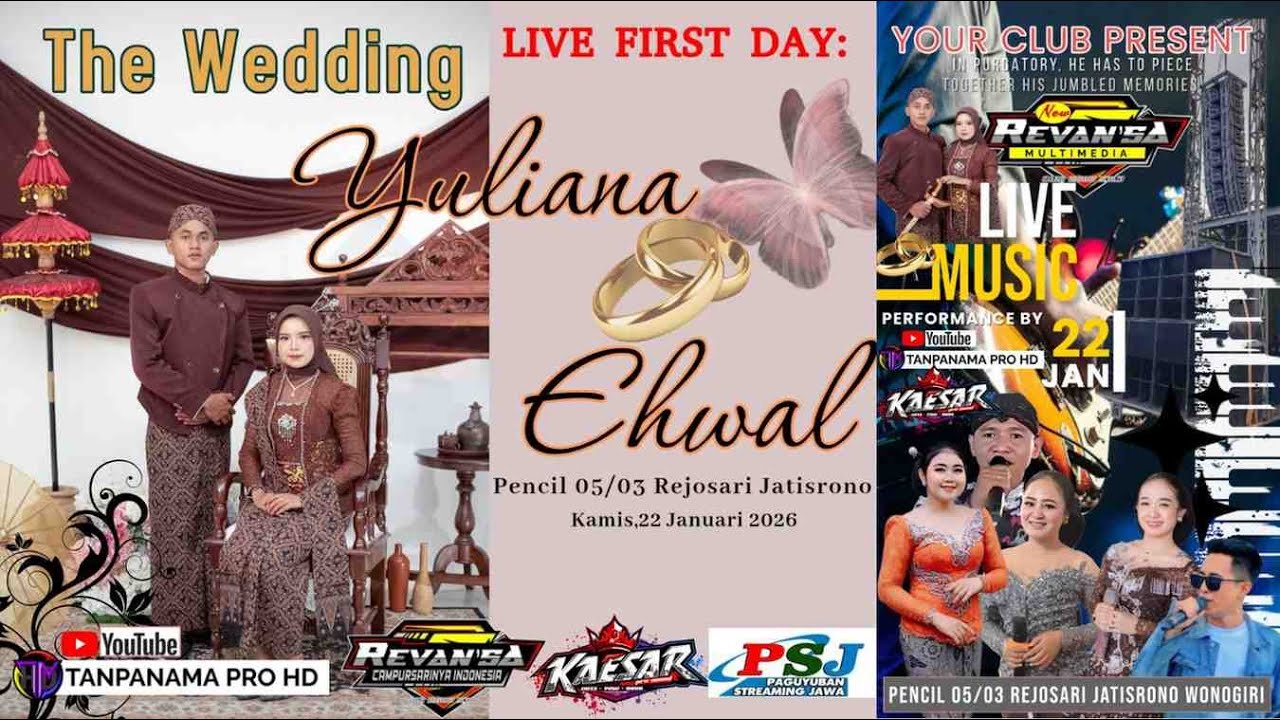 🔴LIVE PAHARGYAN ✨ The Wedding YULIANA & EHWAL ✨