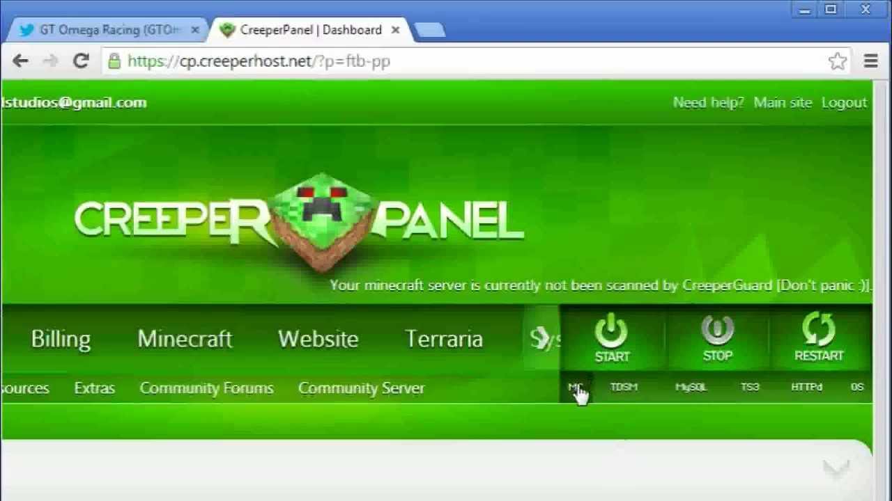 @CreeperHost 1click install minecraft FTB server