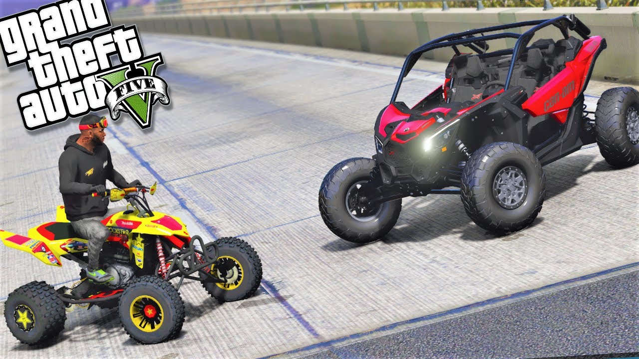 GTA 5| CARRERAS ILEGALES - CAN-AM  & QUAD 