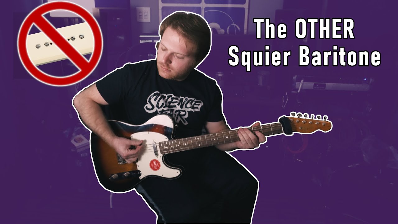 TWANGS N' CHUGS - Squier Classic Vibe Baritone Custom Telecaster Metal Demo & Review