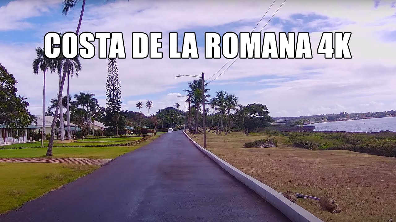 4K CONDUCIENDO En La Costa De La Romana Republica Dominicana
