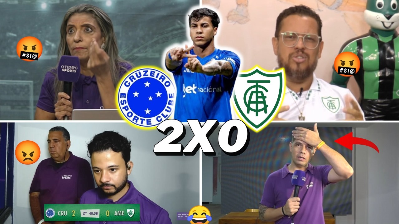 REAÇÕES DOS AMERICANO REVOLTADOS COM DERROTA - CRUZEIRO 2X0 AMÉRICA-MG