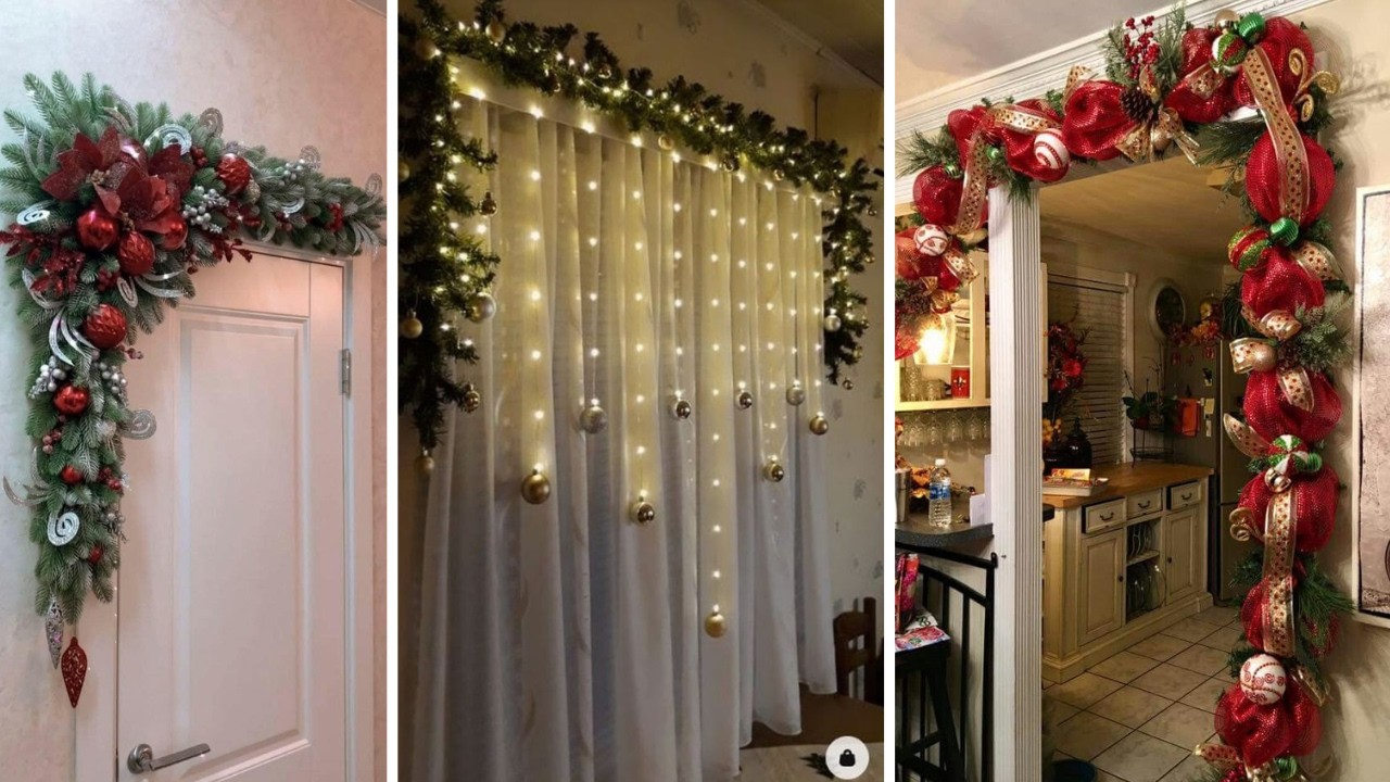 +167 iDEAS INGENIOSAS de HERMOSOS ARCOS NAVIDEÑOS con un ambiente cálido y festivo que roba miradas