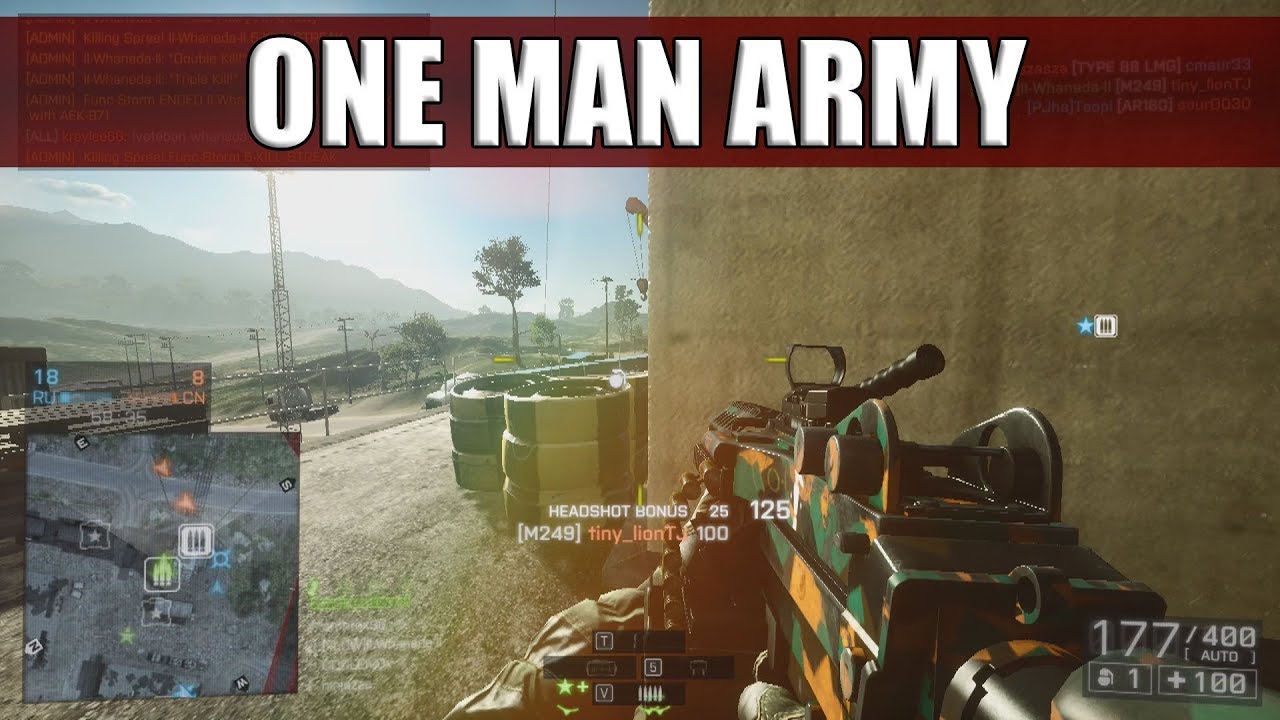 Insane One Man Army | PC | MVP w/ M249 on Rogue Transmission | 46-1