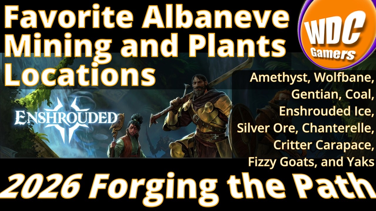 Enshrouded Albaneve Forging the Path Mining and Plants Locations