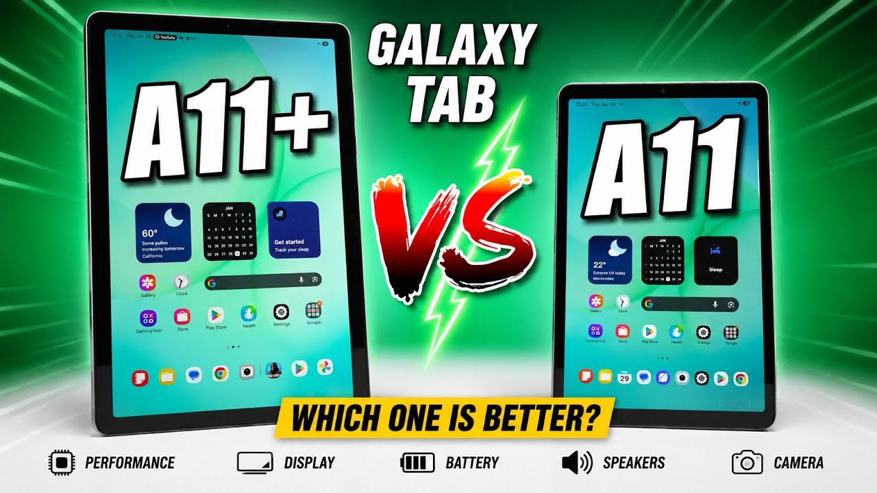 Samsung Galaxy Tab A11+ против Galaxy Tab A11: в чем разница???