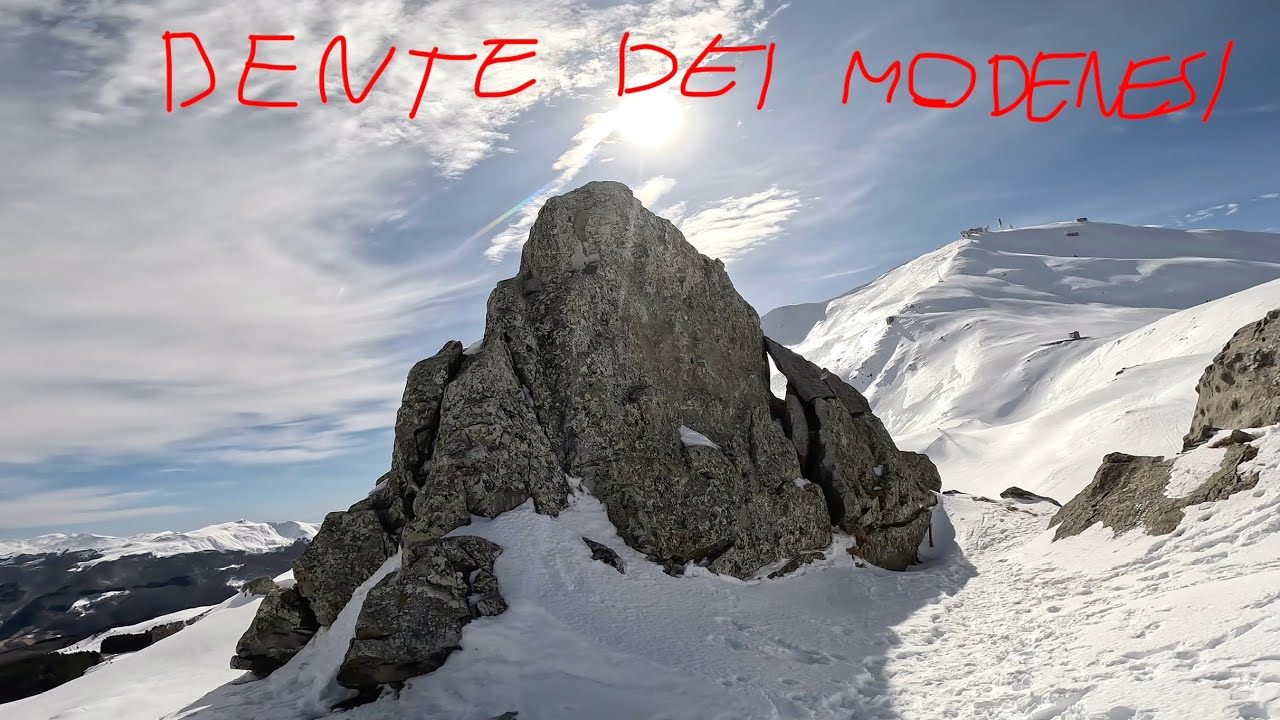Parete nord del Salto della Capra e Dente dei Modenesi 1800m - alpinismo invernale Monte Cimone