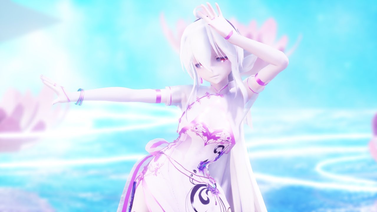 【TDA・MMD】『太陽系デスコ』【1440p-60fps or WQHD】Tda Haku China Dress