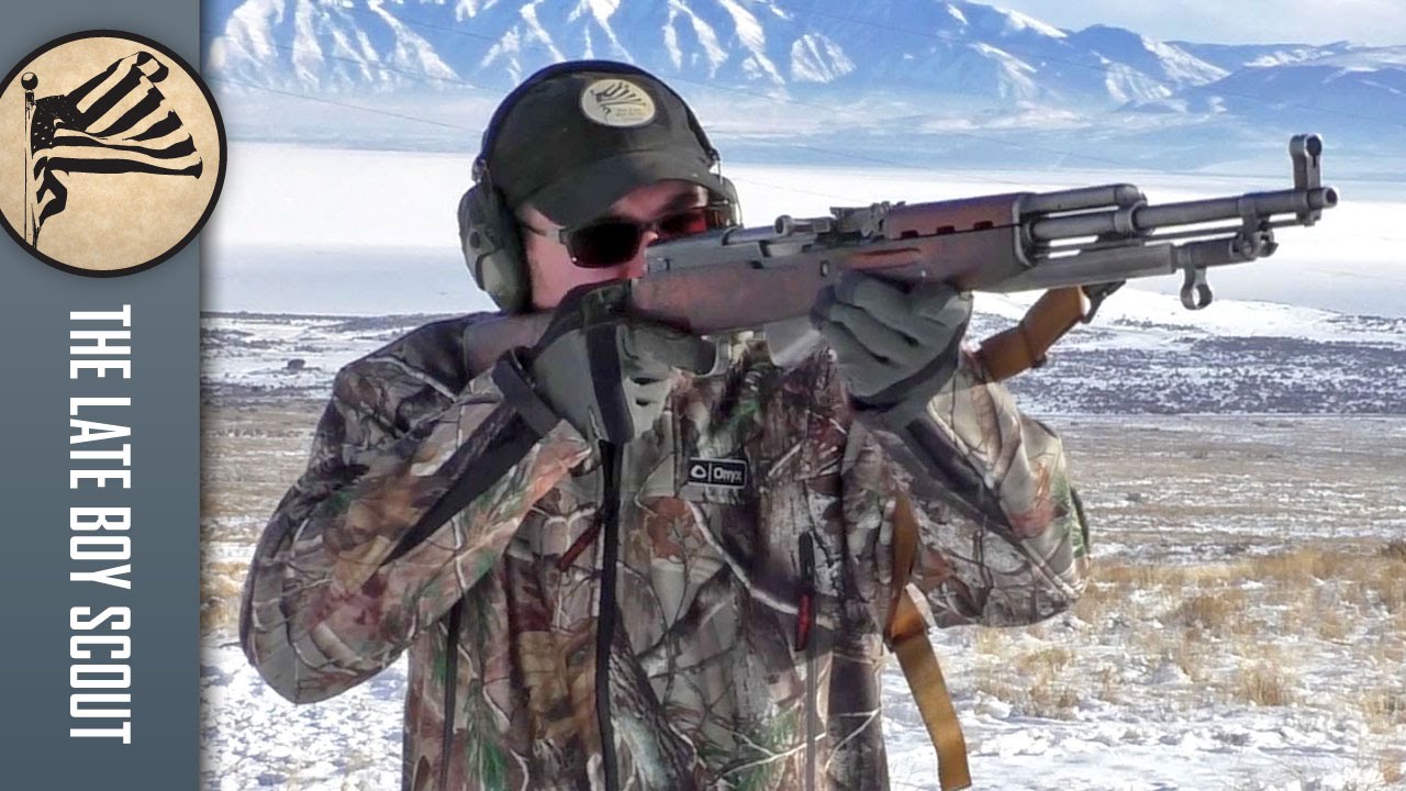 Type 56 SKS at 300 Yards in the Snow