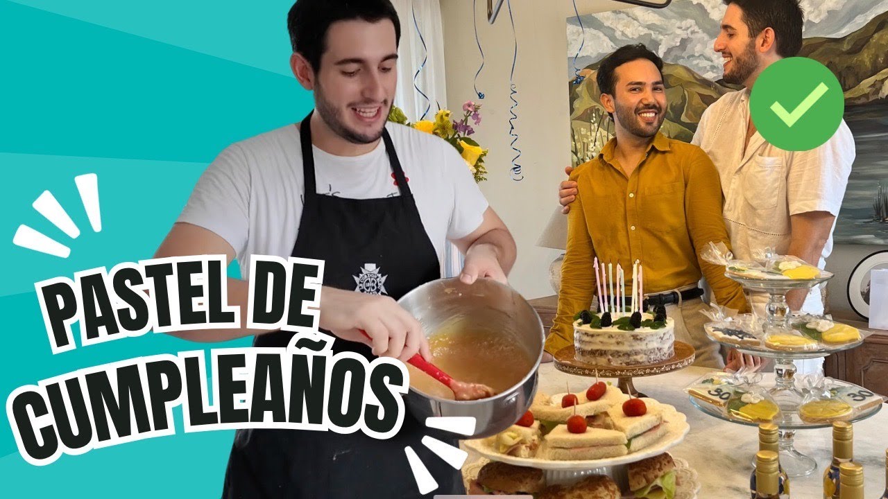 ✅  Hicimos el Pastel de CUMPLEAÑOS de mi Novio PAN DE ZANAHORIA❤️