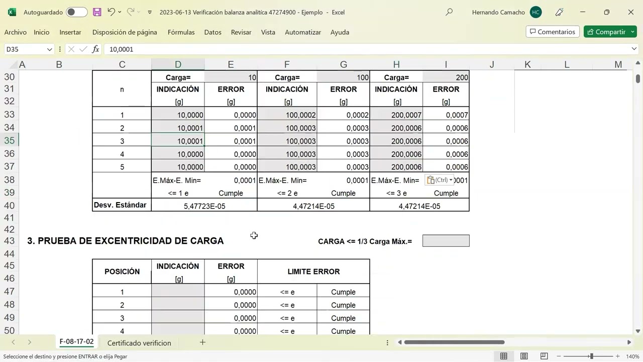 CLIP 003 |  Diligenciamiento del Formato de Verificación Interna de Balanzas