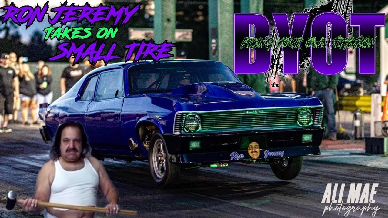 RON JEREMY takes on SMALL TIRE at 