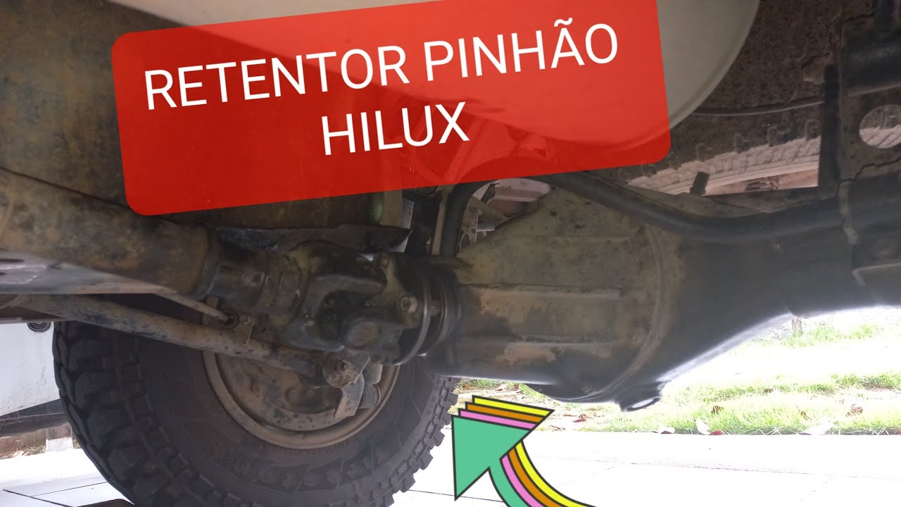 como trocar RETENTOR TOYOTA HILUX