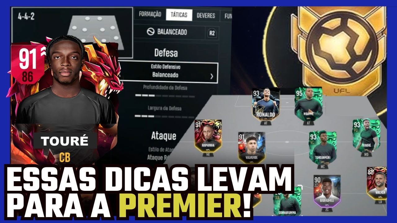 UFL - Os SEGREDOS de quem chega na PREMIER! Dicas, táticas e deveres!