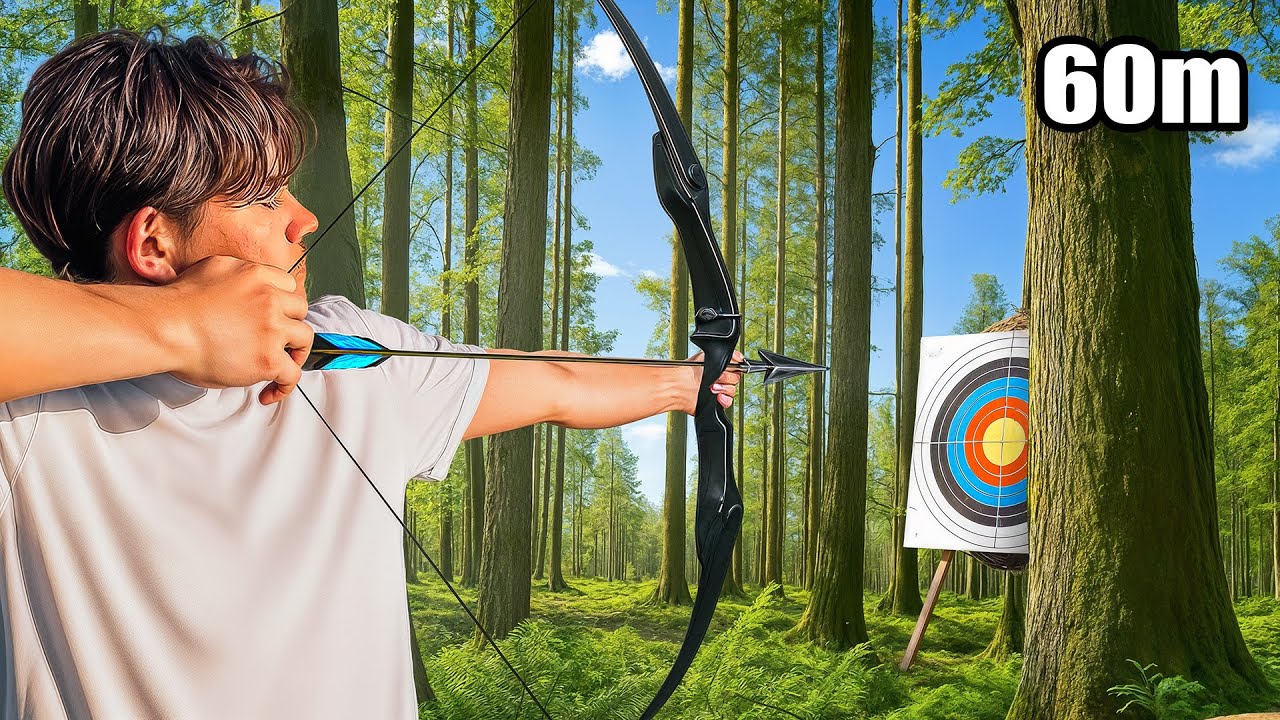 Divento un ARCIERE nei BOSCHI per 24H 🏹