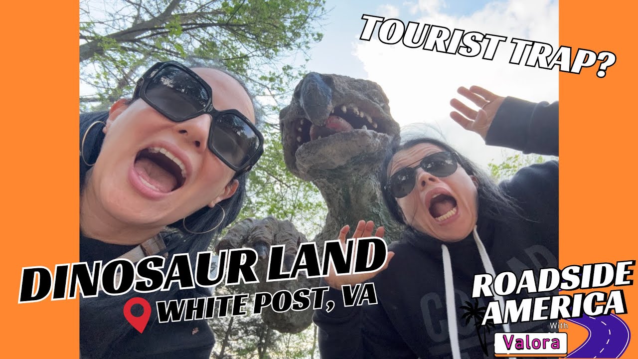 Classic Tourist Trap: Dinosaur Land - White Post, VA. Roadside America With Valora