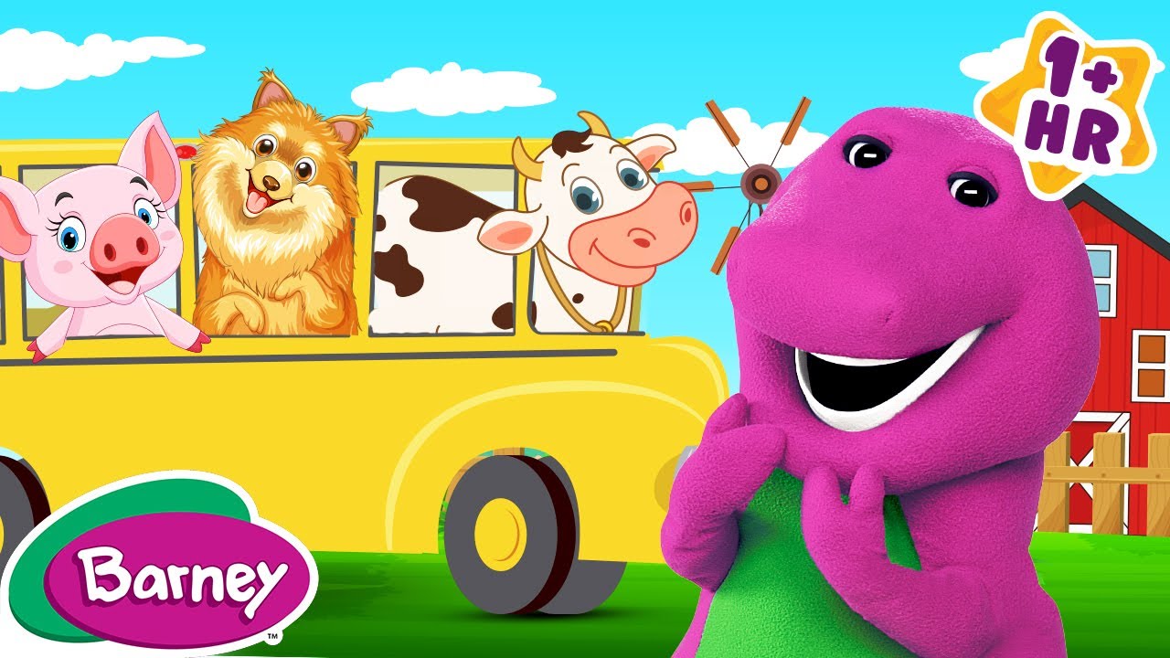 BINGO, Wheels on the Bus & MORE! | Classic Songs for Kids | Barney Nursery Rhymes and Songs