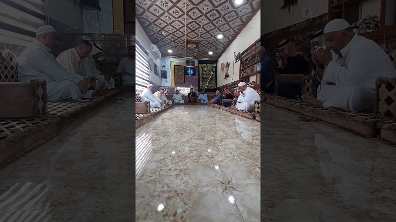 المداح احمد العزي جلسة خاصة فصل (البردةالشريفة) في زاوية الشيخ نزار العزي