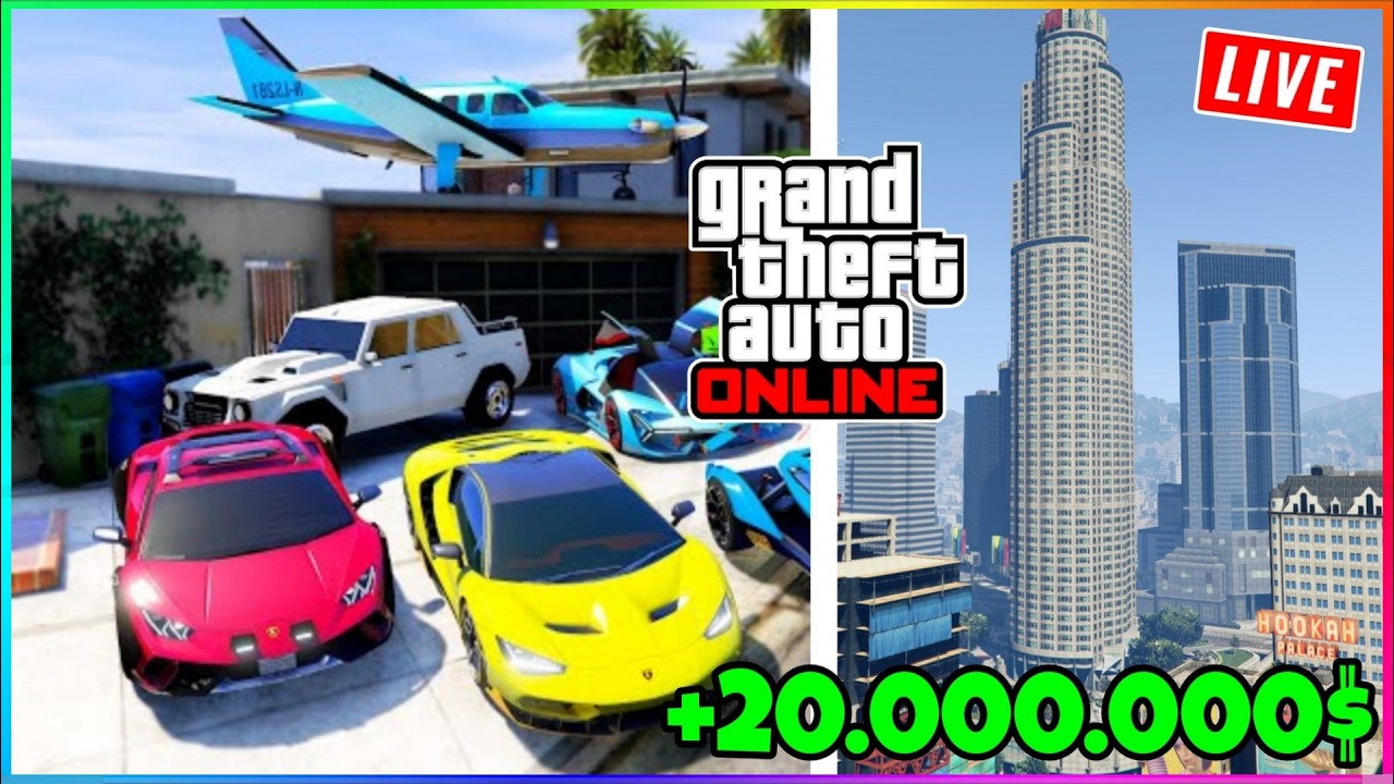 Tuning Treffen und viel GELD verdienen in GTA 5 ONLINE! GTA 5 Action mit der Crew! GTA 5 Live