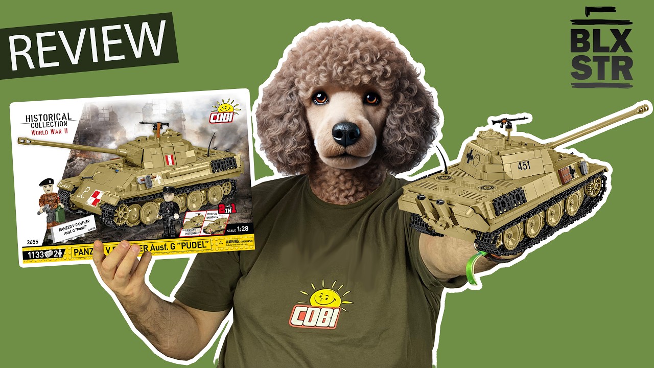 Der beste COBI Panther ist ein Pudel! COBI-2655 Panzer V Panther Ausf. G. 