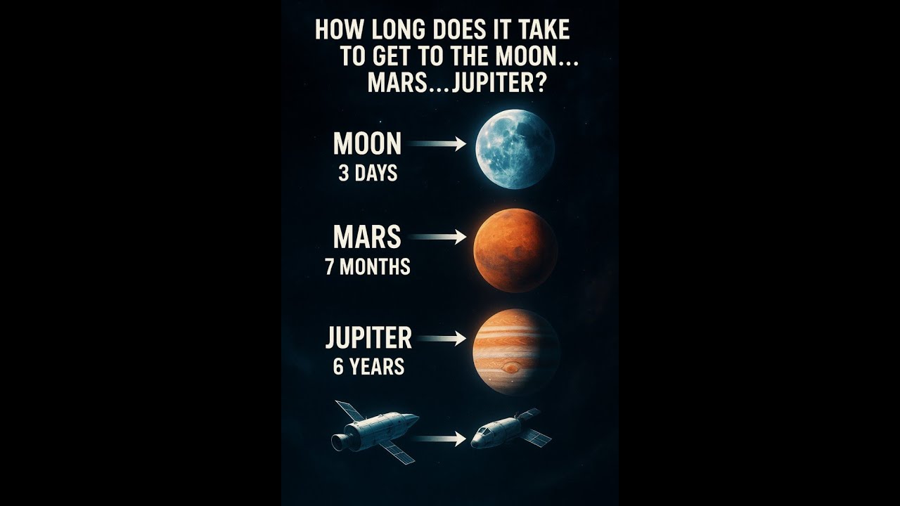 How Long Does it Take to Get to the Moon... Mars... Jupiter  We Asked a NASA Expert
