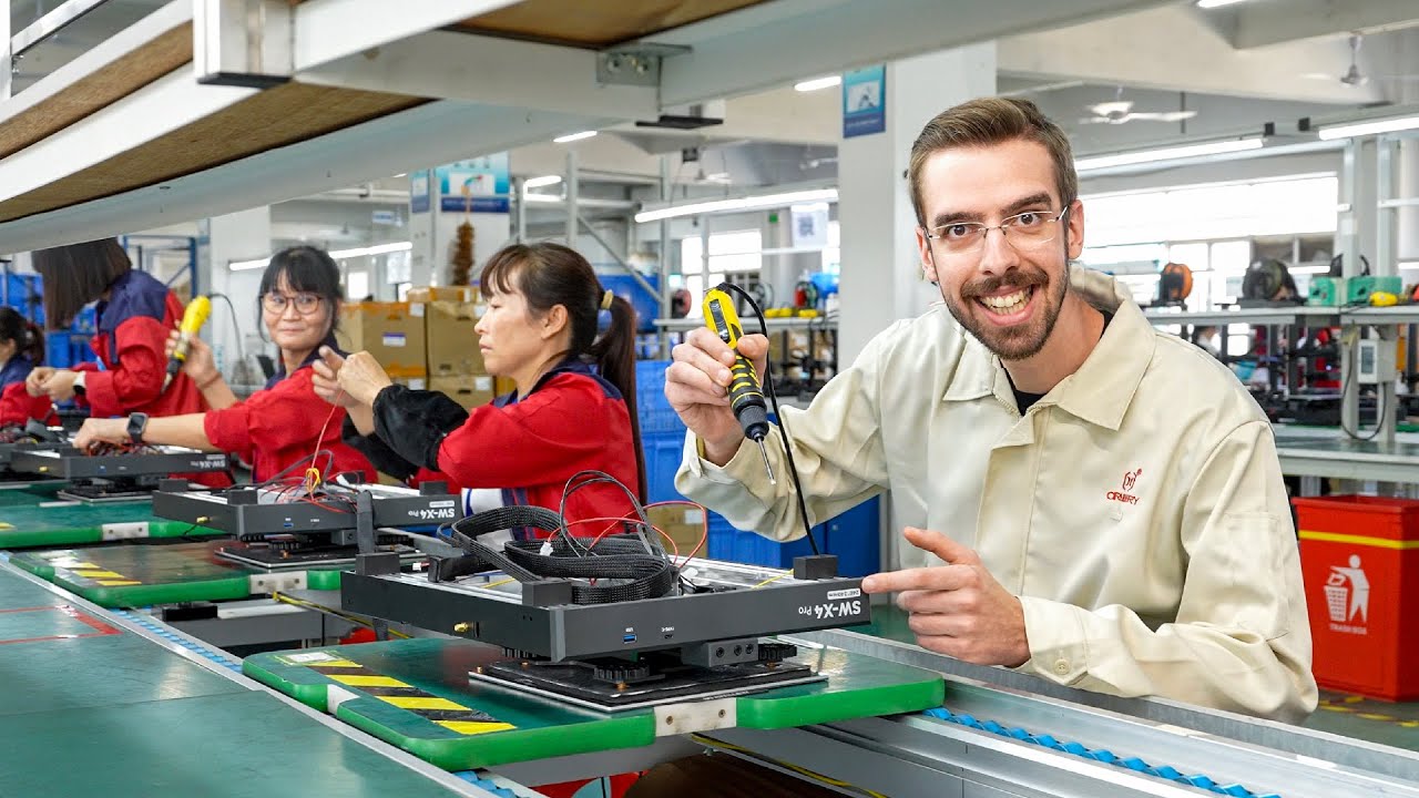 Come viene PRODOTTA una Stampante 3D - Visita alla FABBRICA in CINA