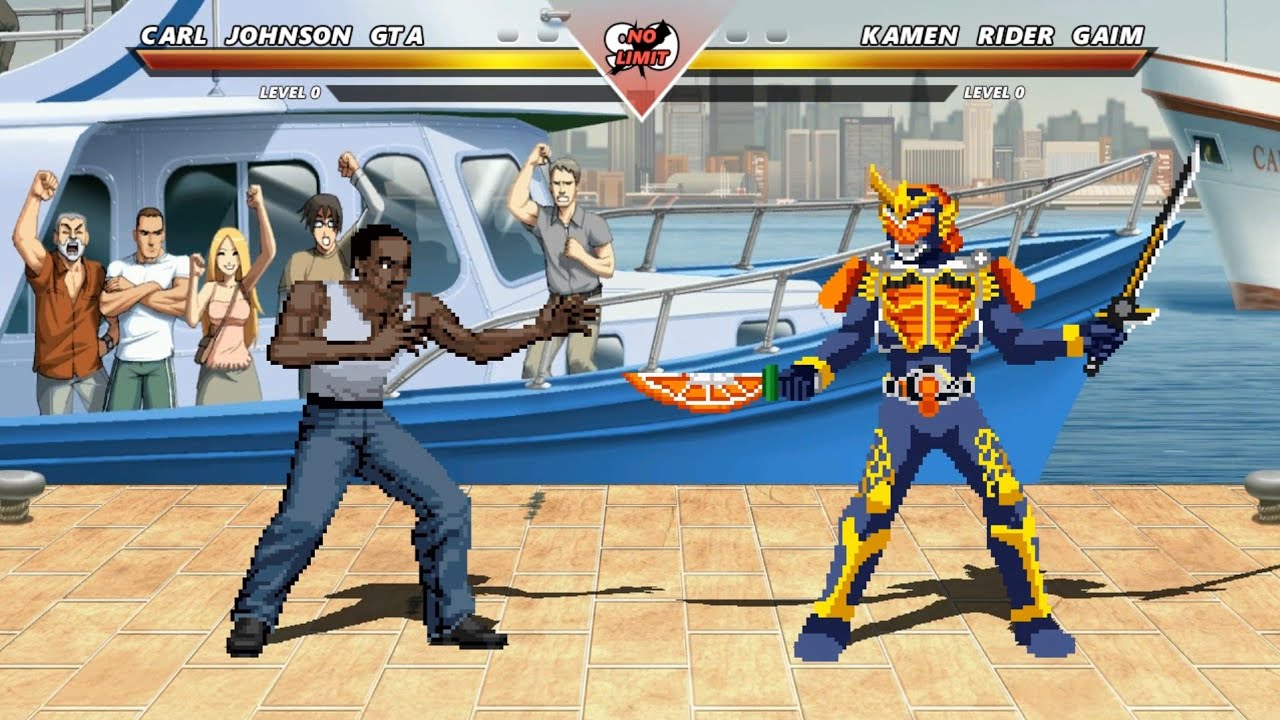 CJ GTA против KAMEN RIDER GAIM - Самая эпичная битва❗