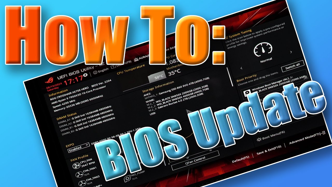 КАК? -- Обновление BIOS вашего ПК для начинающих