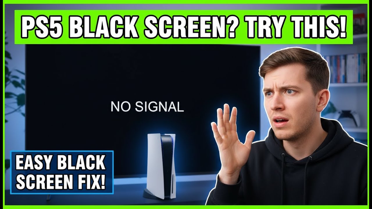 PS5 Black Screen Glitch? Quick Fix Guide to Get Your Console Working!