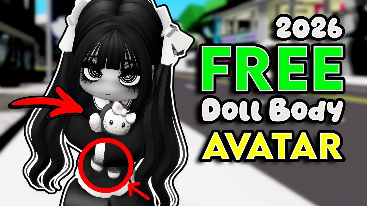 FREE Doll Body Avatar + Tiny Waist 🤩🥰 Full Tutorial & Outfit ID Codes! (Brookhaven RP)