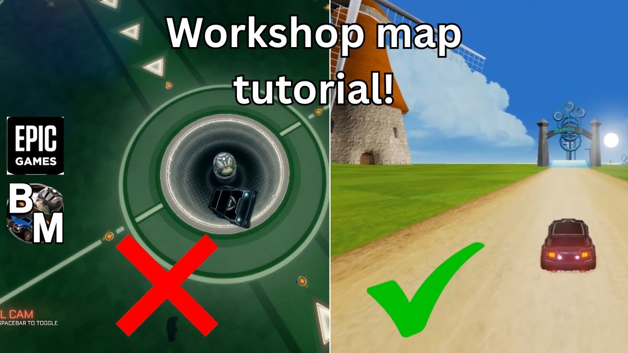 How to play Workshop maps in Rocket League On Epic Games tutorial (2025)