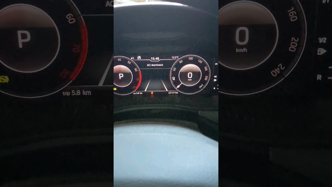 How to show the odometer on an Audi, VW or Skoda